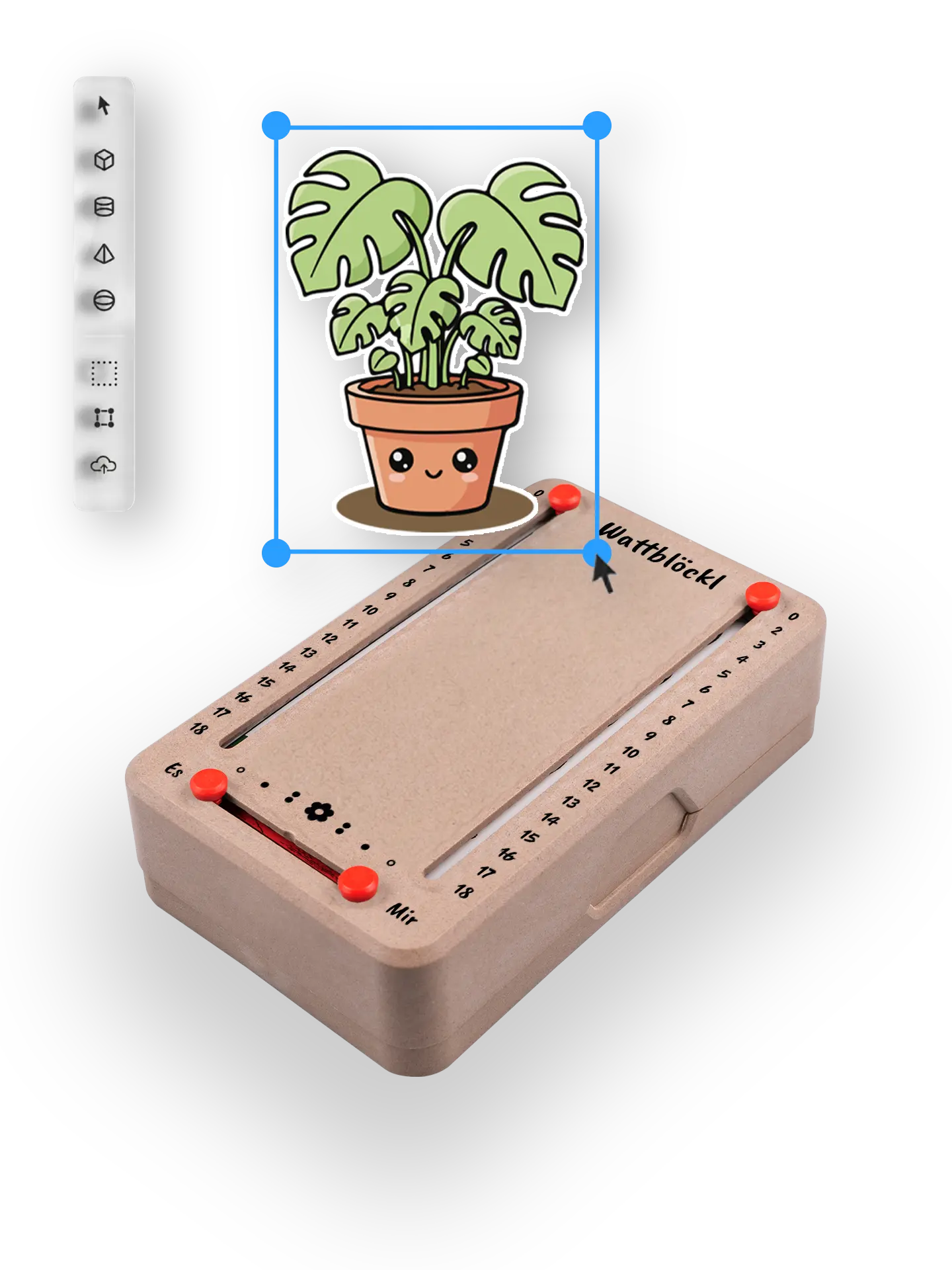 Gestalten Sie jetzt Ihren Wattblöckl individuell 