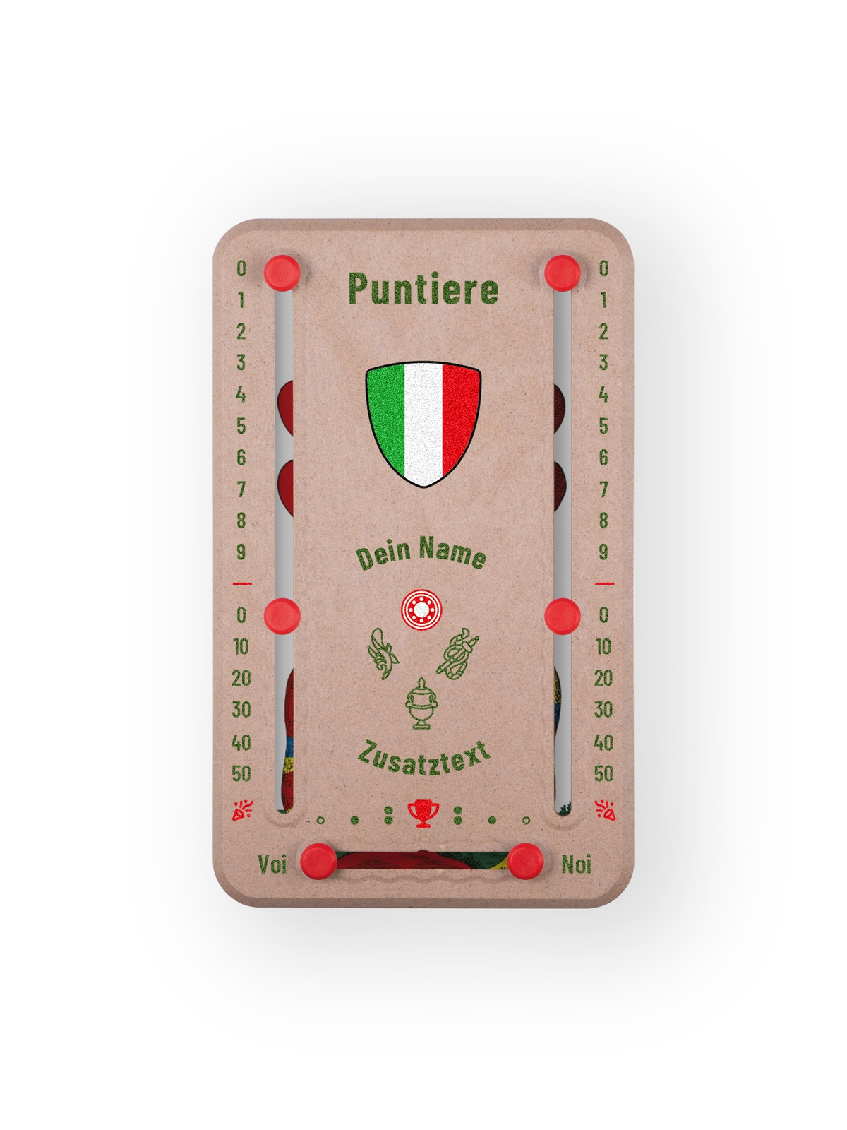Puntiere mit Wunschnamen - Italien