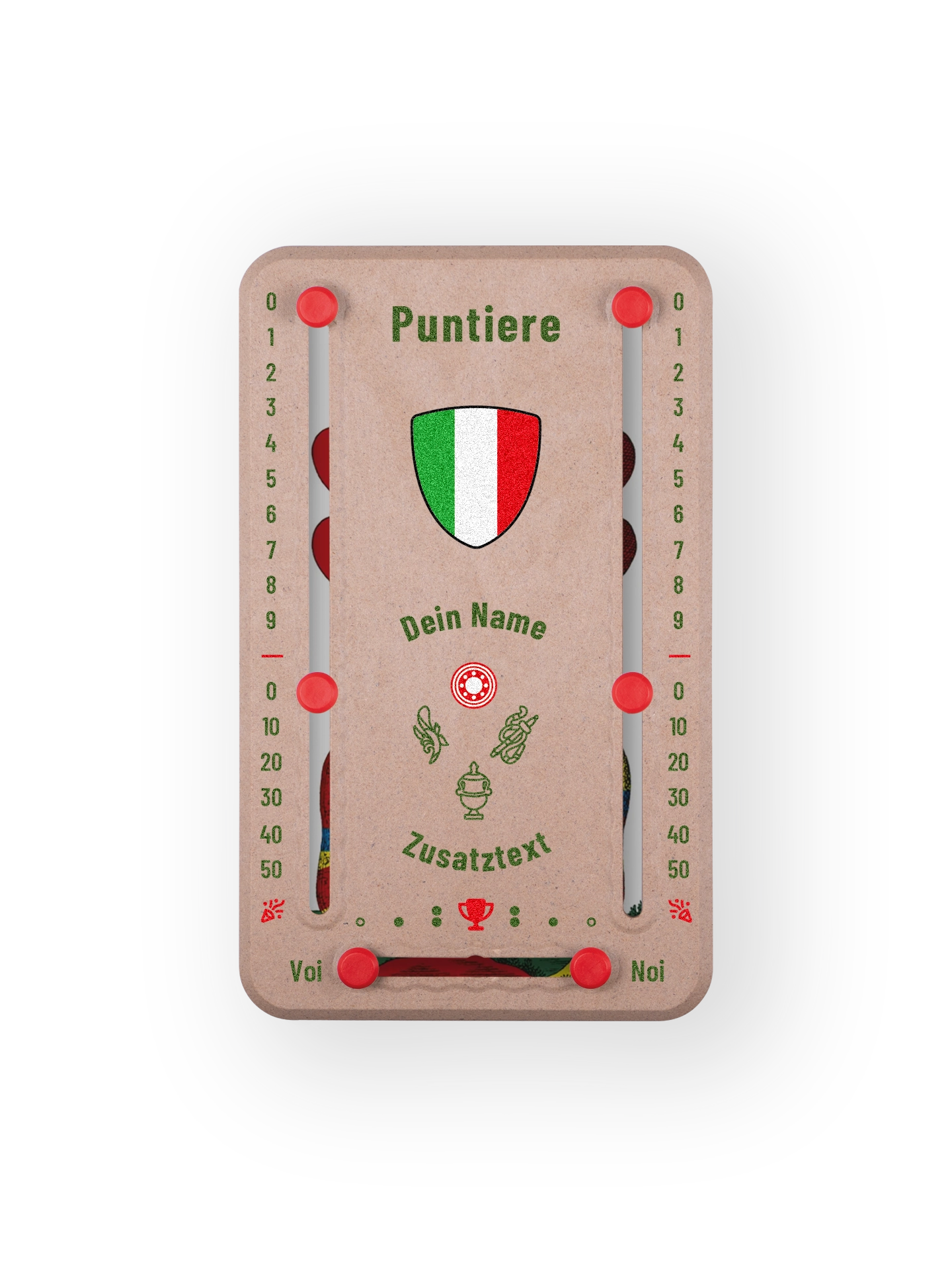 Puntiere mit Wunschnamen - Italien